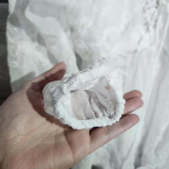 Free People White Lace Women's Top, Size XS - Picture 3 of 9